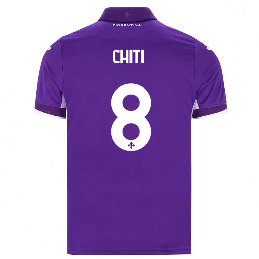 Danxen Kinder Alessio Chiti #8 Lila Weiß Pink Heimtrikot Trikot 2026/27 T-Shirt Österreich