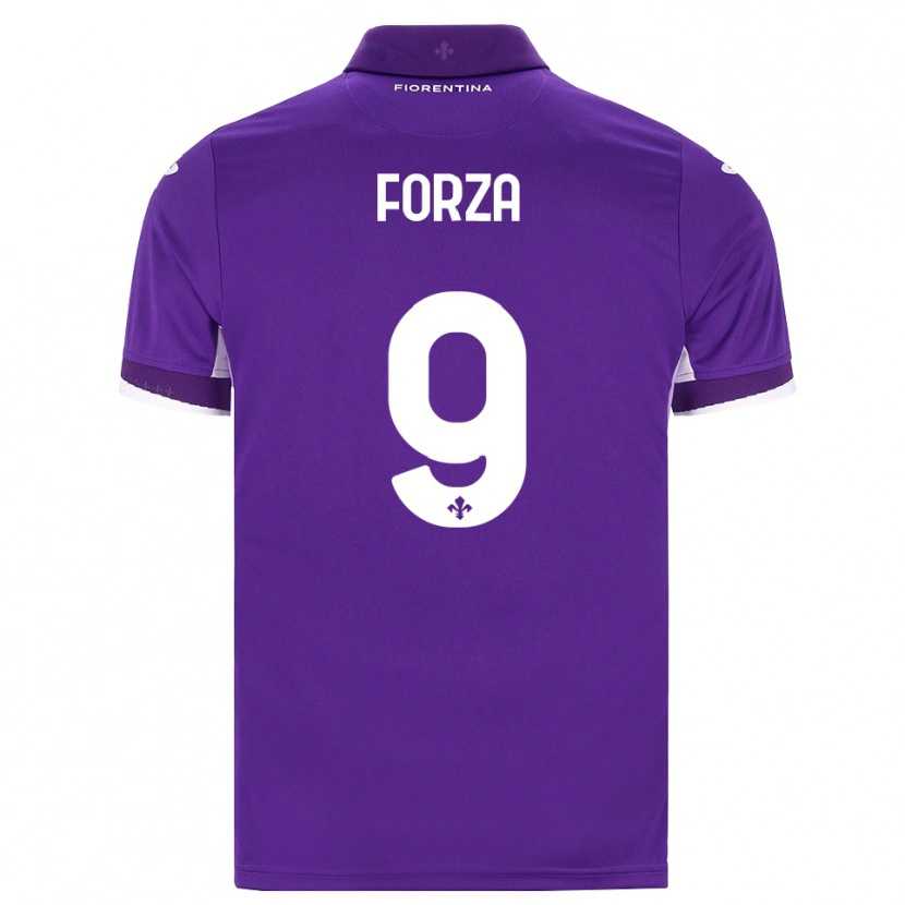 Danxen Kinder Francesco Forza #9 Lila Weiß Pink Heimtrikot Trikot 2026/27 T-Shirt Österreich