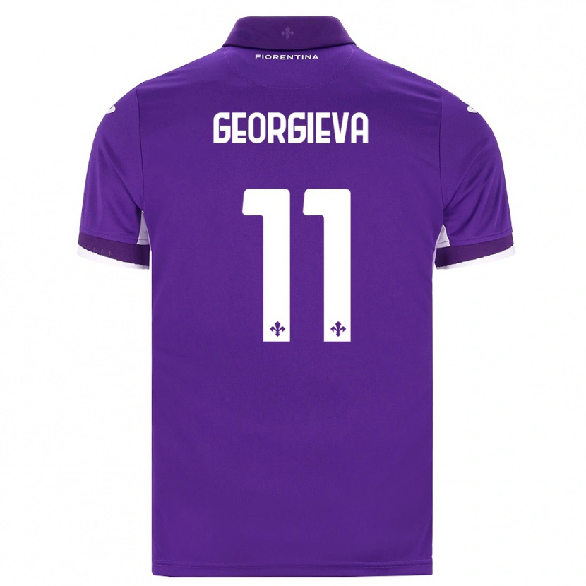 Danxen Kinder Marina Georgieva #11 Lila Weiß Pink Heimtrikot Trikot 2026/27 T-Shirt Österreich