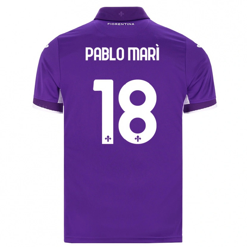 Danxen Kinder Pablo Marí #18 Lila Weiß Pink Heimtrikot Trikot 2026/27 T-Shirt Österreich