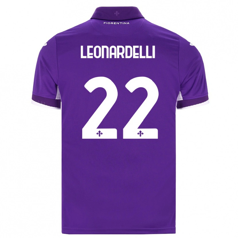 Danxen Kinder Pietro Leonardelli #22 Lila Weiß Pink Heimtrikot Trikot 2026/27 T-Shirt Österreich