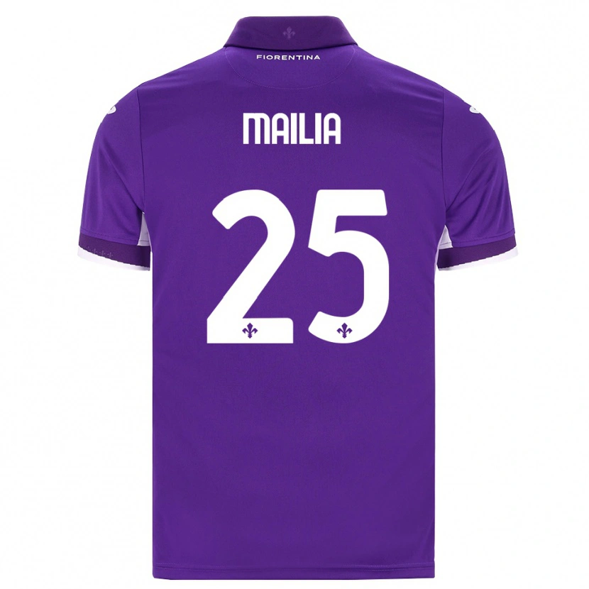 Danxen Kinder Siria Mailia #25 Lila Weiß Pink Heimtrikot Trikot 2026/27 T-Shirt Österreich