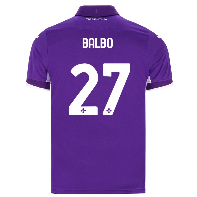 Danxen Kinder Luis Balbo #27 Lila Weiß Pink Heimtrikot Trikot 2026/27 T-Shirt Österreich