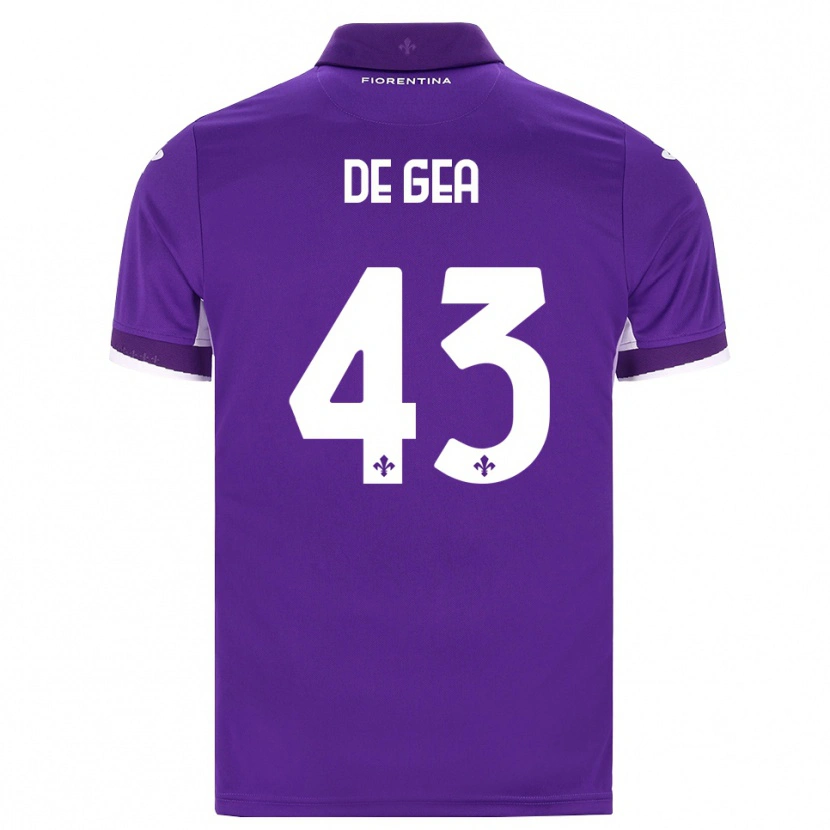 Danxen Kinder David De Gea #43 Lila Weiß Pink Heimtrikot Trikot 2026/27 T-Shirt Österreich