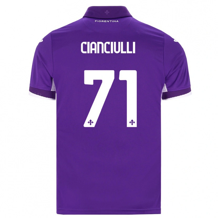 Danxen Kinder Salvatore Cianciulli #71 Lila Weiß Pink Heimtrikot Trikot 2026/27 T-Shirt Österreich