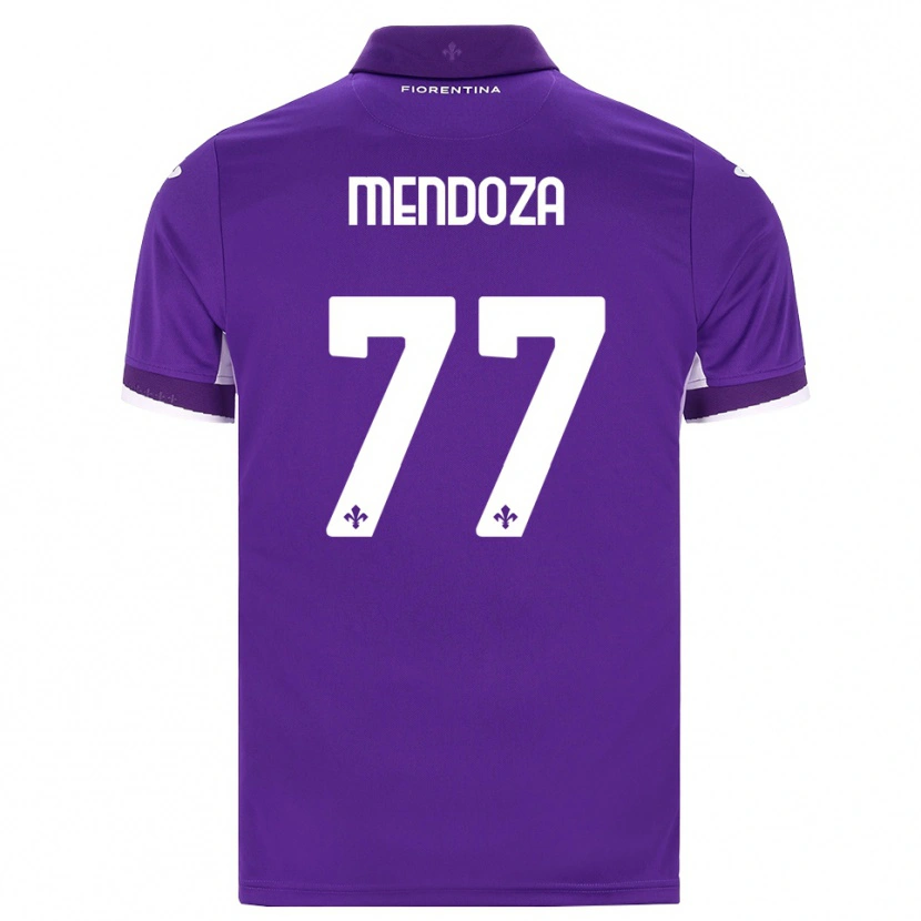 Danxen Kinder William Mendoza #77 Lila Weiß Pink Heimtrikot Trikot 2026/27 T-Shirt Österreich