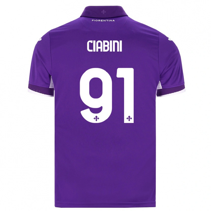 Danxen Kinder Giulia Ciabini #91 Lila Weiß Pink Heimtrikot Trikot 2026/27 T-Shirt Österreich
