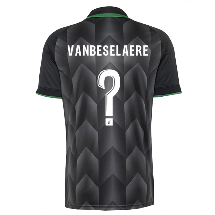 Danxen Kinder Emmanuel Vanbeselaere #0 Schwarzgrün Auswärtstrikot Trikot 2026/27 T-Shirt Österreich