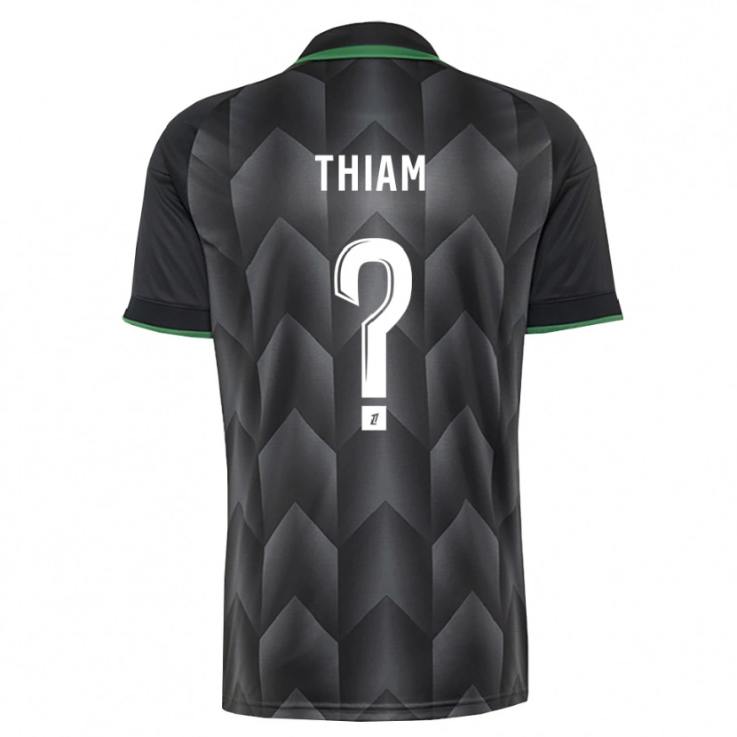 Danxen Kinder Mamadou Thiam #0 Schwarzgrün Auswärtstrikot Trikot 2026/27 T-Shirt Österreich