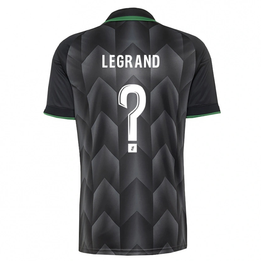 Danxen Kinder Bérénice Legrand #0 Schwarzgrün Auswärtstrikot Trikot 2026/27 T-Shirt Österreich