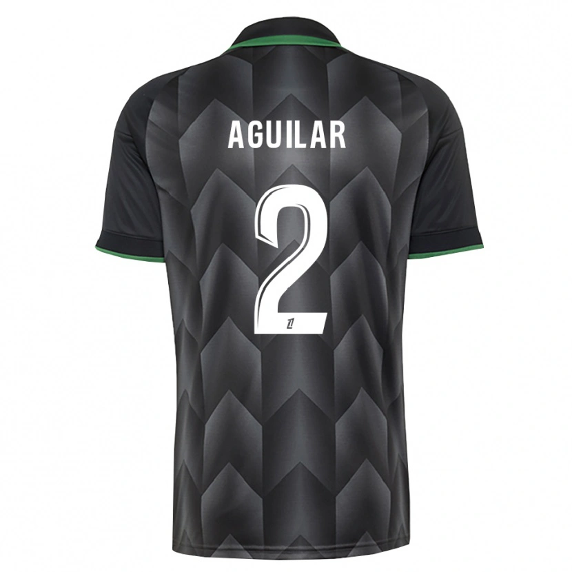 Danxen Kinder Ruben Aguilar #2 Schwarzgrün Auswärtstrikot Trikot 2026/27 T-Shirt Österreich