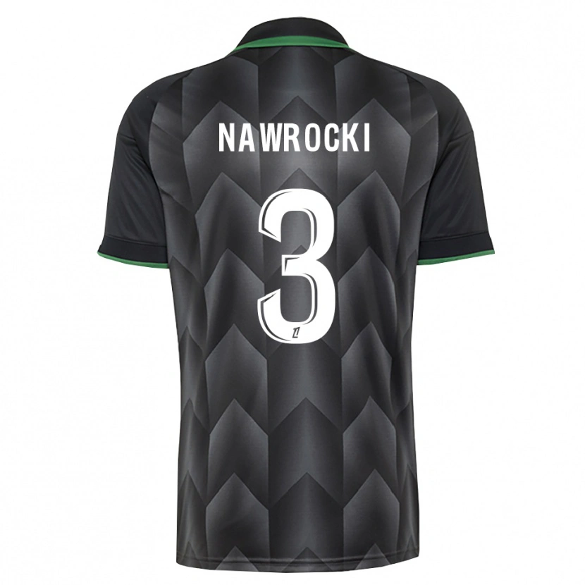 Danxen Kinder Maik Nawrocki #3 Schwarzgrün Auswärtstrikot Trikot 2026/27 T-Shirt Österreich