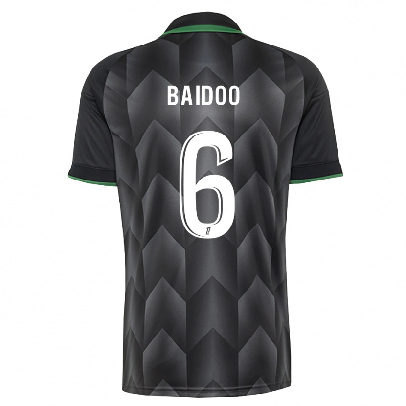 Danxen Kinder Samson Baidoo #6 Schwarzgrün Auswärtstrikot Trikot 2026/27 T-Shirt Österreich