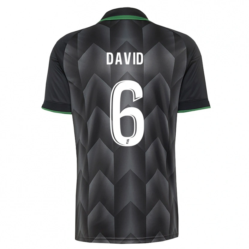 Danxen Kinder Tess David #6 Schwarzgrün Auswärtstrikot Trikot 2026/27 T-Shirt Österreich