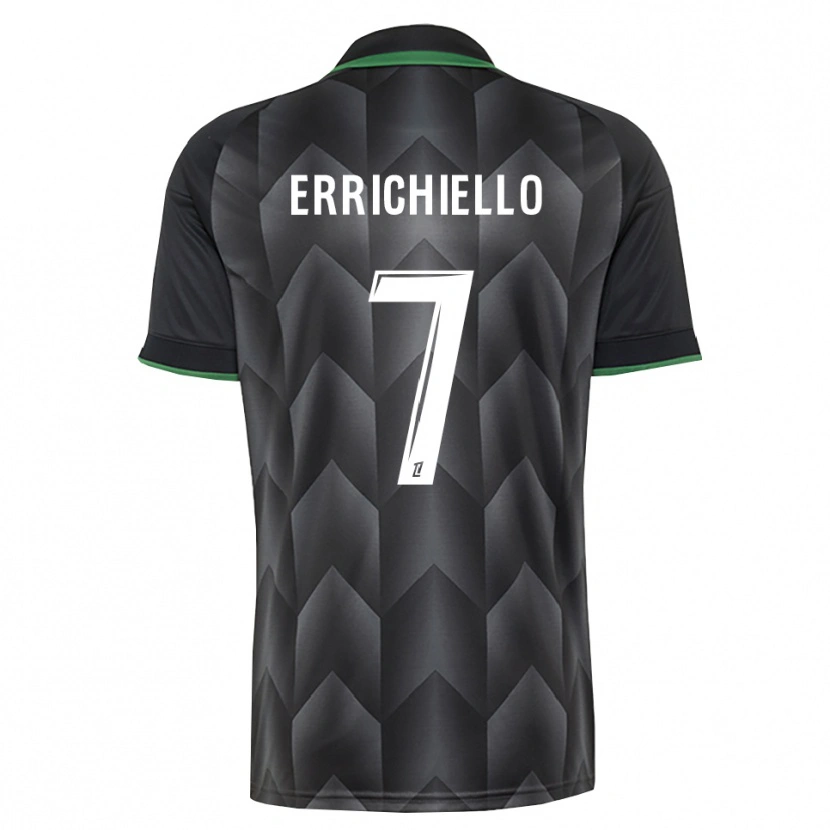 Danxen Kinder Giovan Errichiello #7 Schwarzgrün Auswärtstrikot Trikot 2026/27 T-Shirt Österreich
