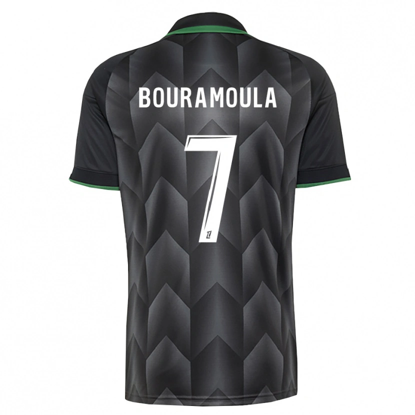 Danxen Kinder Ilies Bouramoula #7 Schwarzgrün Auswärtstrikot Trikot 2026/27 T-Shirt Österreich