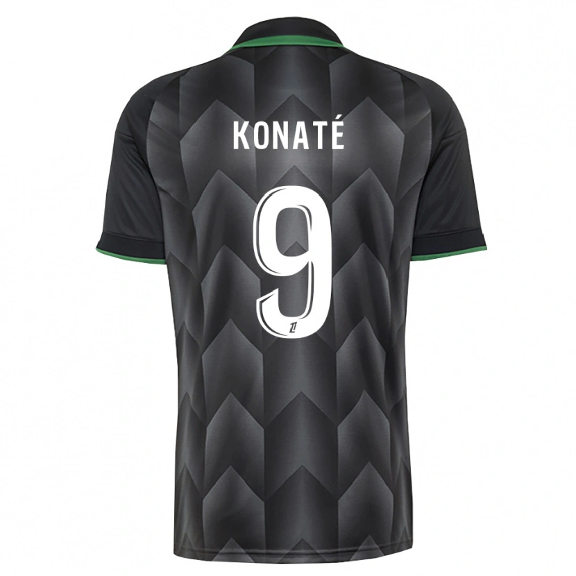 Danxen Kinder Seybou Konaté #9 Schwarzgrün Auswärtstrikot Trikot 2026/27 T-Shirt Österreich