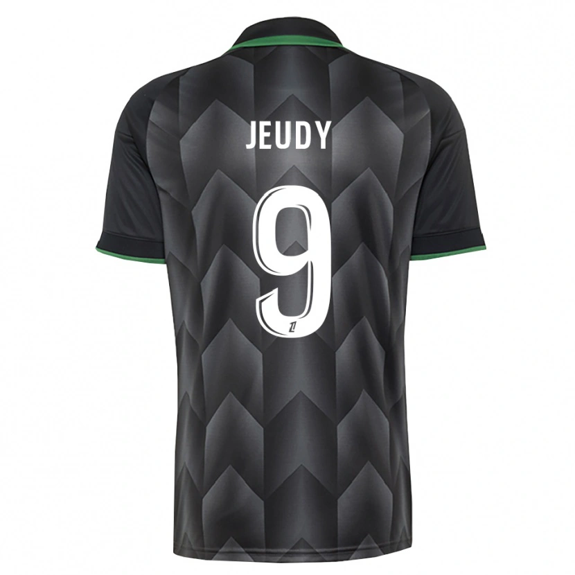 Danxen Kinder Sherly Jeudy #9 Schwarzgrün Auswärtstrikot Trikot 2026/27 T-Shirt Österreich