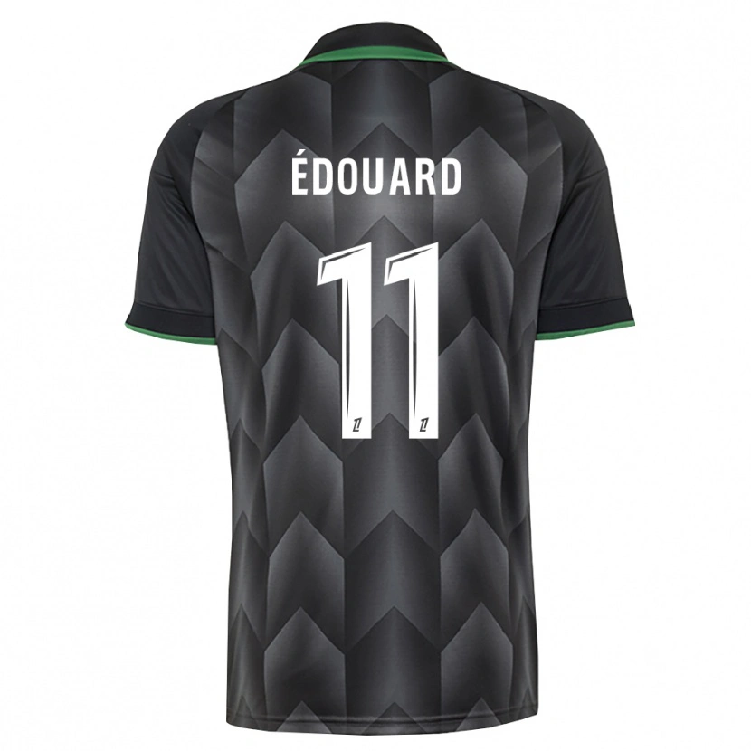 Danxen Kinder Odsonne Édouard #11 Schwarzgrün Auswärtstrikot Trikot 2026/27 T-Shirt Österreich