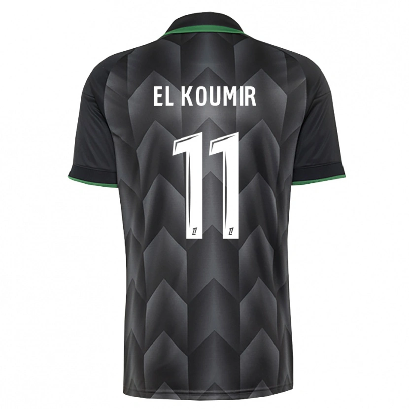 Danxen Kinder Kaîna El Koumir #11 Schwarzgrün Auswärtstrikot Trikot 2026/27 T-Shirt Österreich