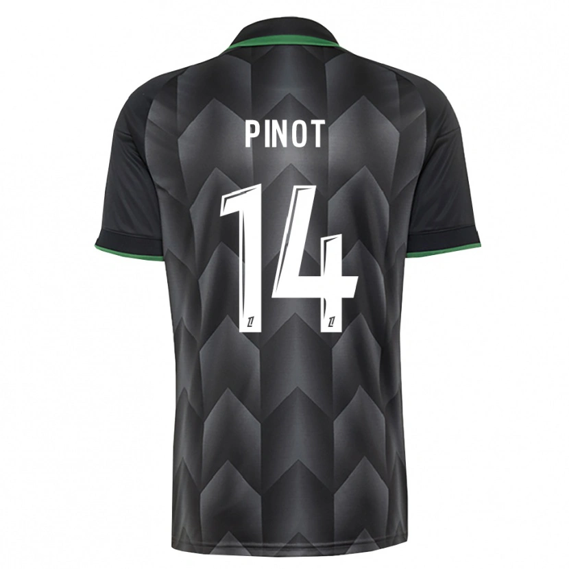 Danxen Kinder Laurine Pinot #14 Schwarzgrün Auswärtstrikot Trikot 2026/27 T-Shirt Österreich
