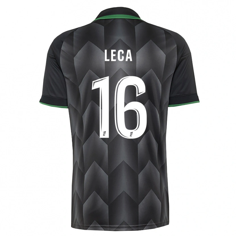 Danxen Kinder Jean-Louis Leca #16 Schwarzgrün Auswärtstrikot Trikot 2026/27 T-Shirt Österreich