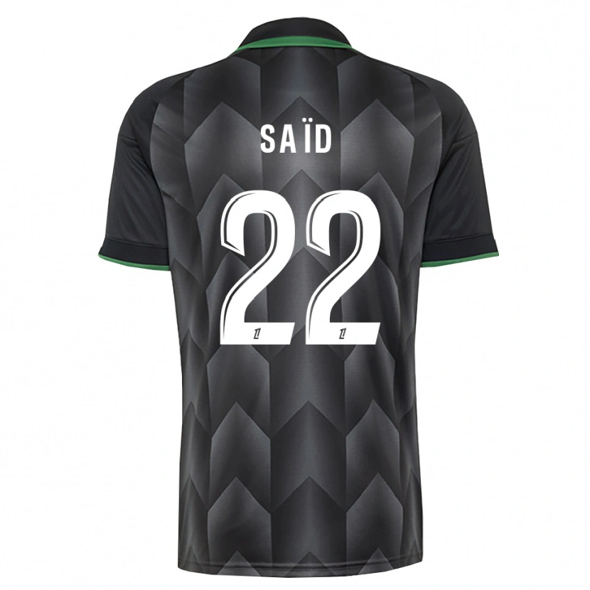 Danxen Kinder Wesley Saïd #22 Schwarzgrün Auswärtstrikot Trikot 2026/27 T-Shirt Österreich