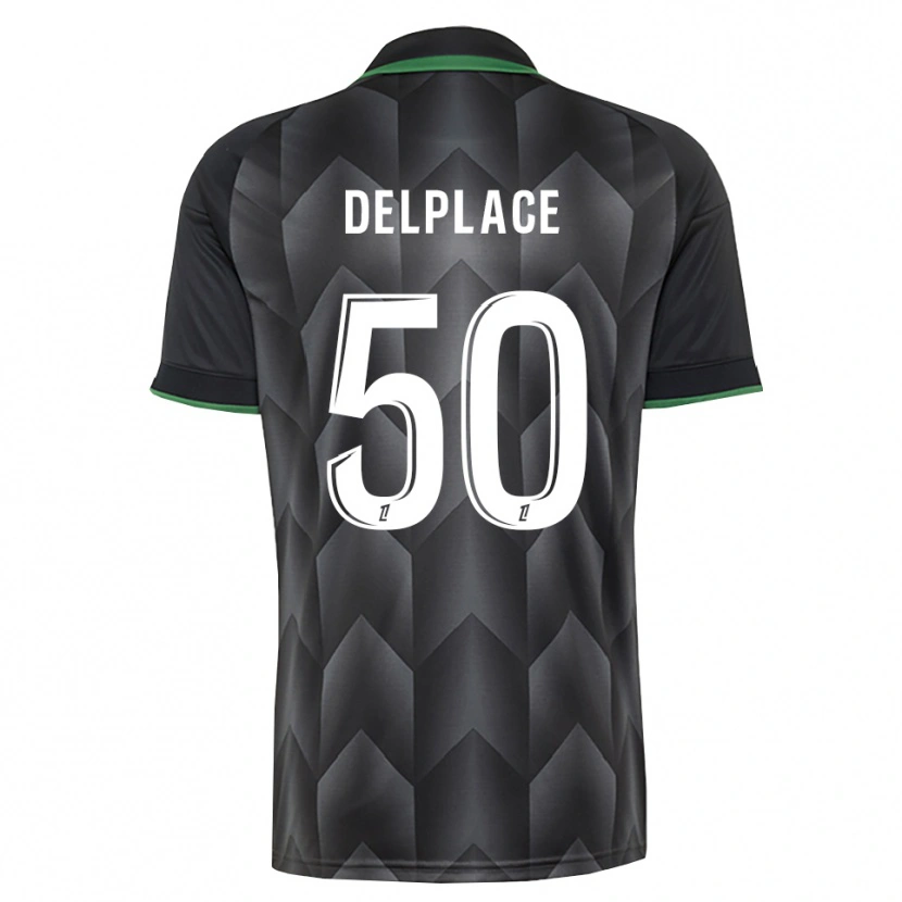 Danxen Kinder Adam Delplace #50 Schwarzgrün Auswärtstrikot Trikot 2026/27 T-Shirt Österreich
