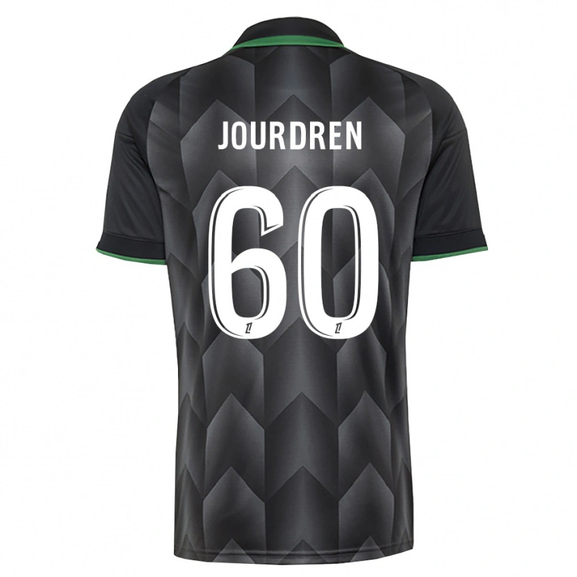 Danxen Kinder Ilan Jourdren #60 Schwarzgrün Auswärtstrikot Trikot 2026/27 T-Shirt Österreich