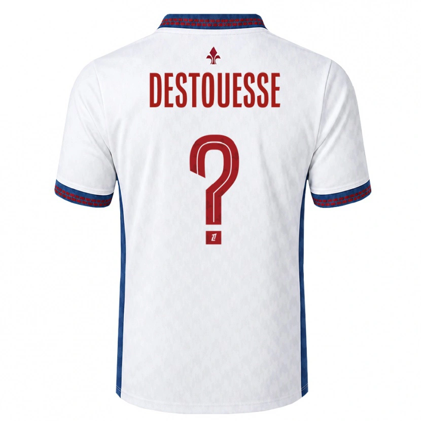 Danxen Kinder Guilhem Destouesse #0 Rot Weiß Blau Auswärtstrikot Trikot 2026/27 T-Shirt Österreich