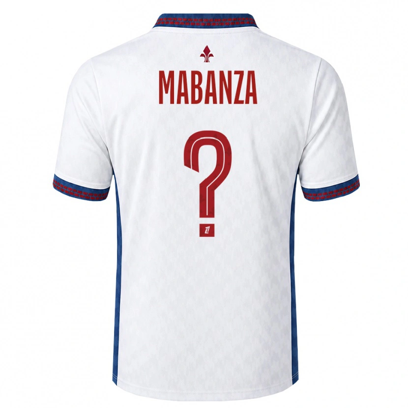 Danxen Kinder Carmel Mabanza #0 Rot Weiß Blau Auswärtstrikot Trikot 2026/27 T-Shirt Österreich