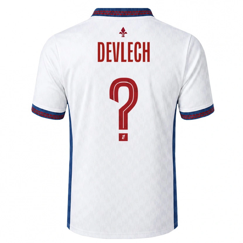 Danxen Kinder Gwenaëlle Devleesschauwer #0 Rot Weiß Blau Auswärtstrikot Trikot 2026/27 T-Shirt Österreich