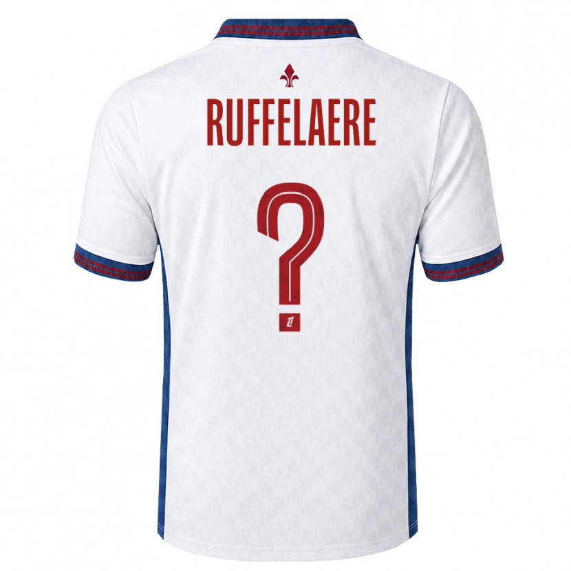 Danxen Kinder Perrine Ruffelaere #0 Rot Weiß Blau Auswärtstrikot Trikot 2026/27 T-Shirt Österreich