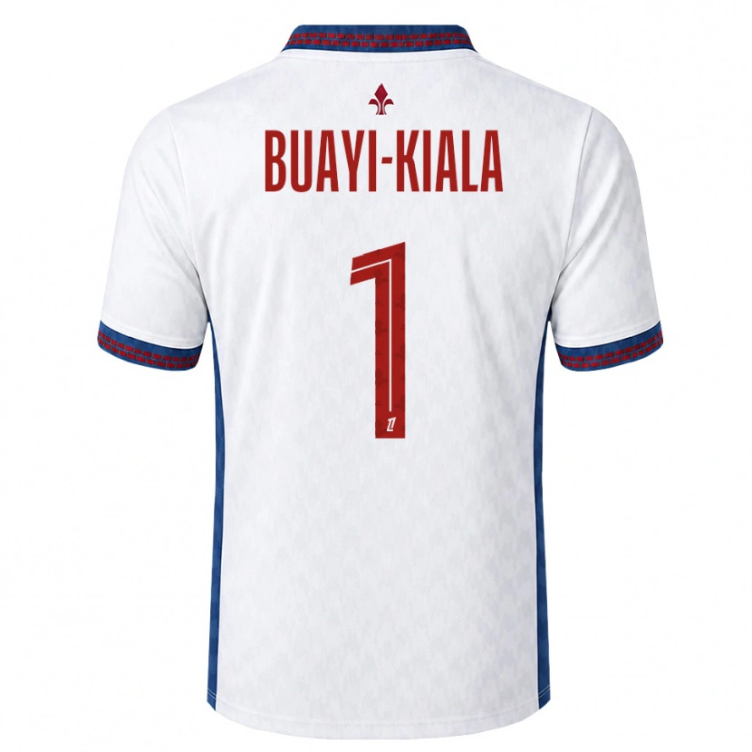 Danxen Kinder Israël Buayi-Kiala #1 Rot Weiß Blau Auswärtstrikot Trikot 2026/27 T-Shirt Österreich