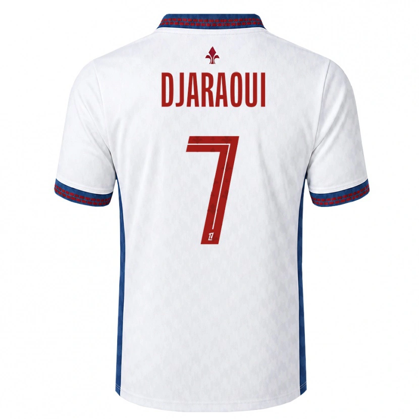Danxen Kinder Mehdi Djaraoui #7 Rot Weiß Blau Auswärtstrikot Trikot 2026/27 T-Shirt Österreich