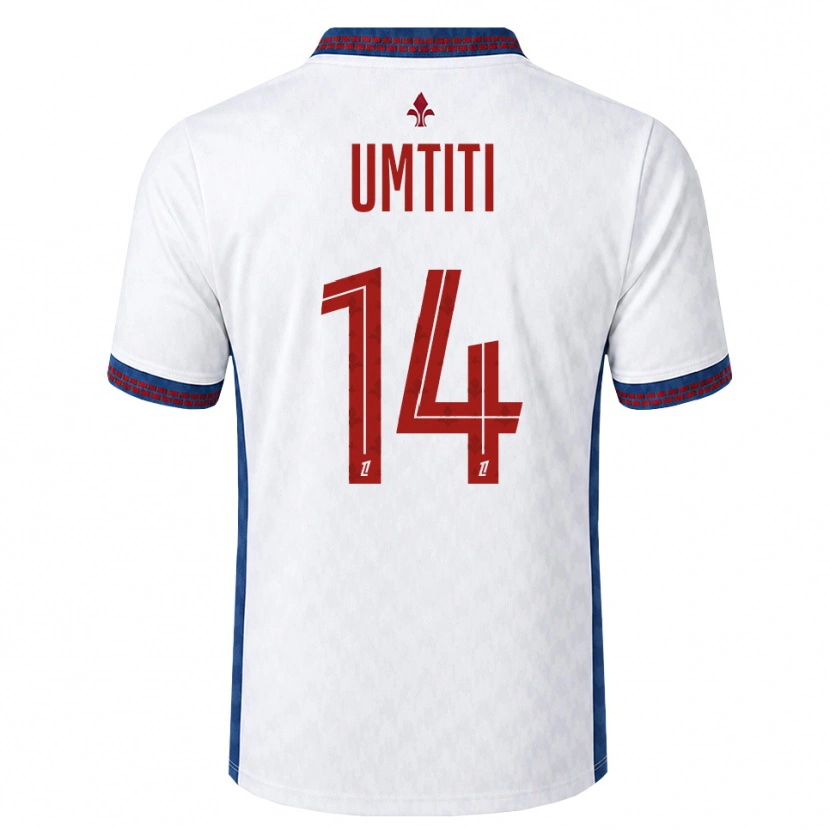 Danxen Kinder Samuel Umtiti #14 Rot Weiß Blau Auswärtstrikot Trikot 2026/27 T-Shirt Österreich