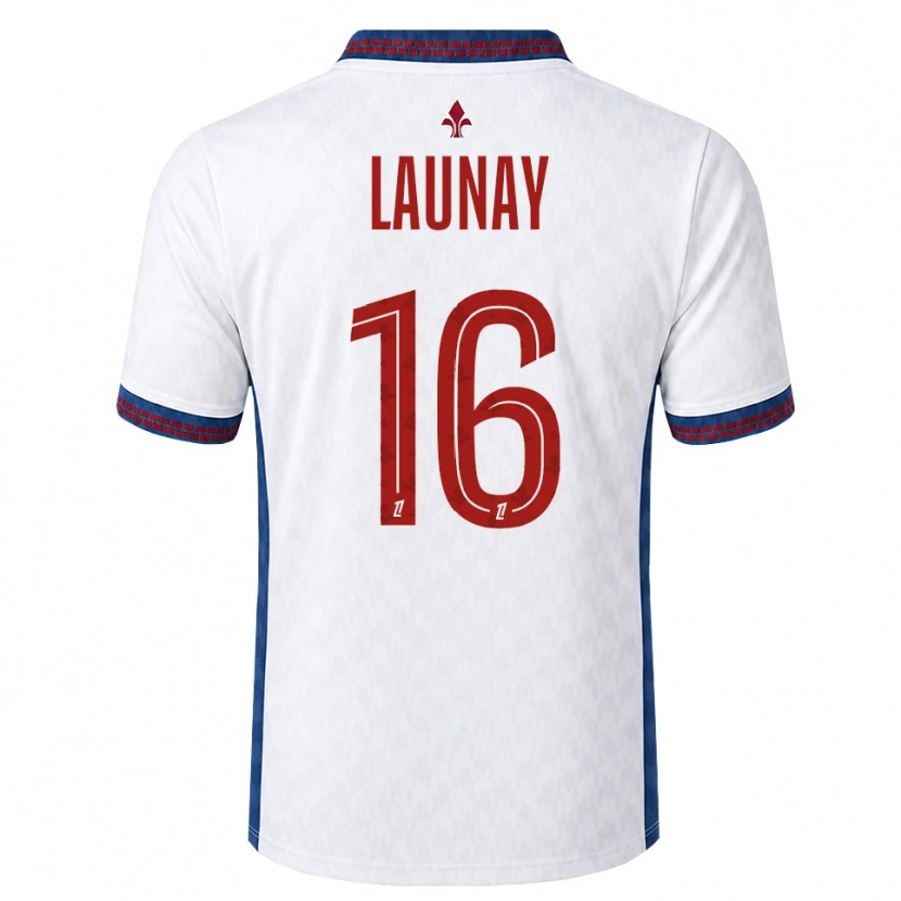 Danxen Kinder Elisa Launay #16 Rot Weiß Blau Auswärtstrikot Trikot 2026/27 T-Shirt Österreich