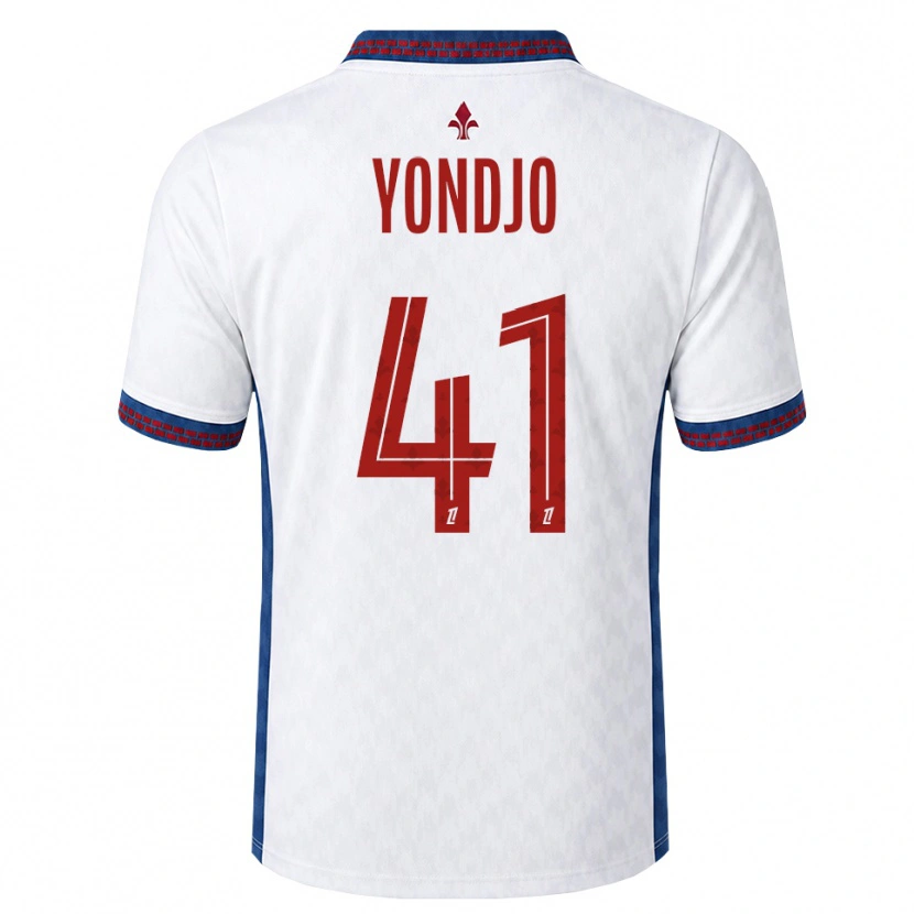 Danxen Kinder Angel Yondjo Matah #41 Rot Weiß Blau Auswärtstrikot Trikot 2026/27 T-Shirt Österreich
