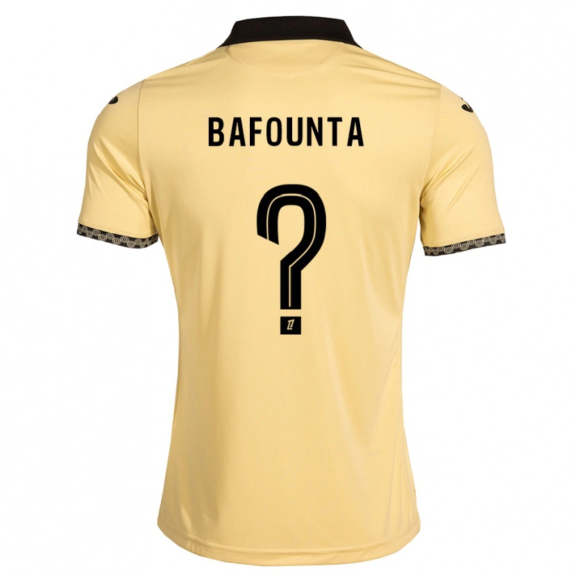 Danxen Kinder Kamal Bafounta #0 Navajoweiß Schwarz Auswärtstrikot Trikot 2026/27 T-Shirt Österreich