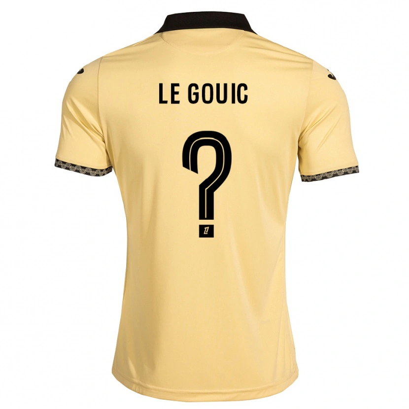 Danxen Kinder Bryan Le Gouic #0 Navajoweiß Schwarz Auswärtstrikot Trikot 2026/27 T-Shirt Österreich