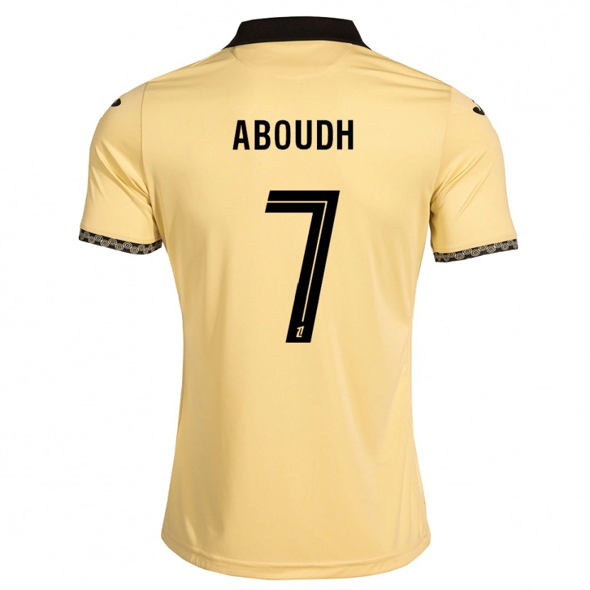Danxen Kinder Jules Aboudh #7 Navajoweiß Schwarz Auswärtstrikot Trikot 2026/27 T-Shirt Österreich
