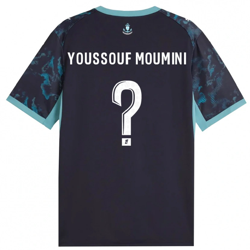 Danxen Kinder Yakine Youssouf Moumini #0 Blass Türkis Weiß Schwarz Auswärtstrikot Trikot 2026/27 T-Shirt Österreich