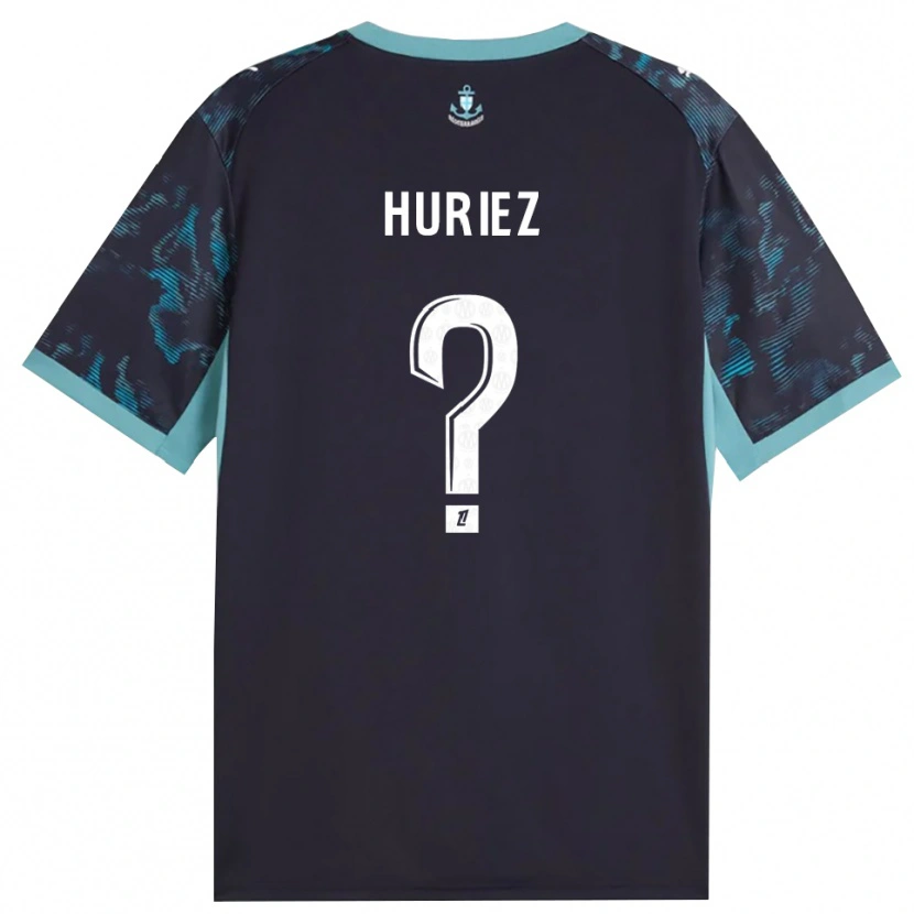 Danxen Kinder Evan Huriez #0 Blass Türkis Weiß Schwarz Auswärtstrikot Trikot 2026/27 T-Shirt Österreich