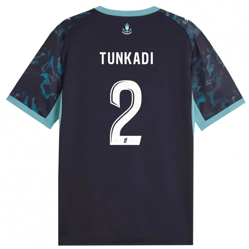 Danxen Kinder Alexandre Tunkadi #2 Blass Türkis Weiß Schwarz Auswärtstrikot Trikot 2026/27 T-Shirt Österreich