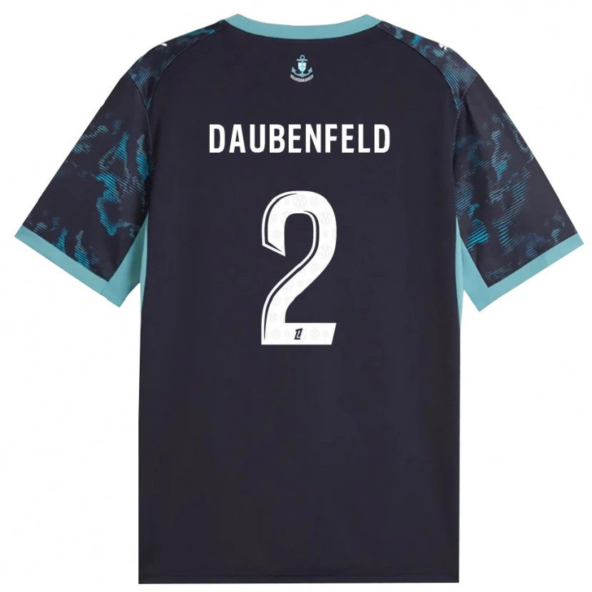 Danxen Kinder Lucas Daubenfeld #2 Blass Türkis Weiß Schwarz Auswärtstrikot Trikot 2026/27 T-Shirt Österreich
