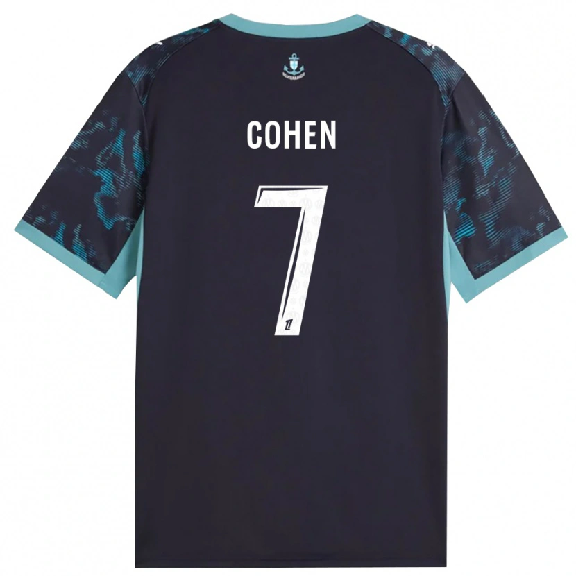 Danxen Kinder Dan Cohen #7 Blass Türkis Weiß Schwarz Auswärtstrikot Trikot 2026/27 T-Shirt Österreich