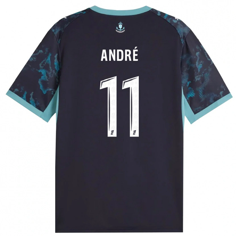 Danxen Kinder Kalvin André #11 Blass Türkis Weiß Schwarz Auswärtstrikot Trikot 2026/27 T-Shirt Österreich