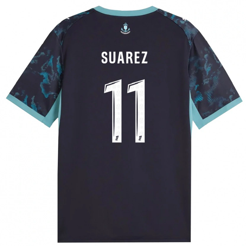 Danxen Kinder Luis Suarez #11 Blass Türkis Weiß Schwarz Auswärtstrikot Trikot 2026/27 T-Shirt Österreich