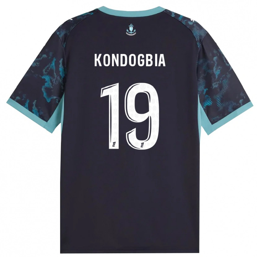 Danxen Kinder Geoffrey Kondogbia #19 Blass Türkis Weiß Schwarz Auswärtstrikot Trikot 2026/27 T-Shirt Österreich