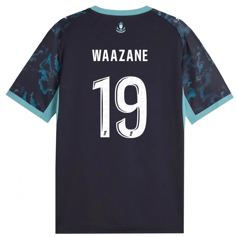 Danxen Kinder Jassim Waazane #19 Blass Türkis Weiß Schwarz Auswärtstrikot Trikot 2026/27 T-Shirt Österreich